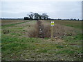 Drainage ditch between fields in PO20 1LL