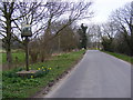 The Street & Rushmere Village sign in NR34 7JZ