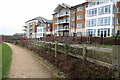 Path by the retirement village in MK8 0BP