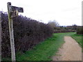 Footpath, Salisbury Racecourse in SP2 8PN