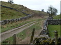 Pennine Bridleway leaving Hay Dale to the west in SK17 8ED