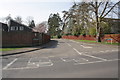 Junction of Long Lane and Ridgemount Close in RG31 6GP