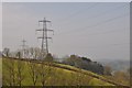 Mid Devon : Hillside Pylons in EX16 9DD