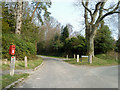 The start of Foxhole Lane in TN18 5DP