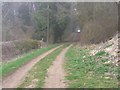 Track through Widley Copse in OX18 4DD