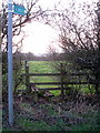 Footpath and stile in MK17 9GL