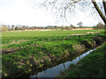 Drainage ditch beside the track to Browns Hill, Irstead in NR12 8XT