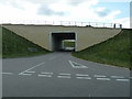 Greensand Way and service road under the A3 in GU8 6NN