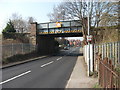 Bridge carrying the Shrewsbury to Chester railway in LL14 2BD
