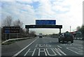 M3, get in lane for M25 in GU25 4EA