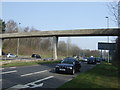 Footbridge over the A57 in WA5 1ET