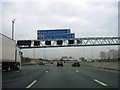M25, clockwise approaching junction 18 in WD3 8QP