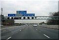 M25, clockwise approaching junction 20 in WD4 8RR