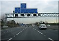 M25, clockwise junction 21 in WD25 0LJ