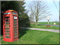 Telephone box And Village Sign in CO9 4JR