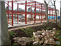 Nairn (new) Community Centre under construction in IV12 4QP