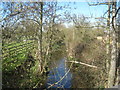 Foudry Brook from Grazeley Bridge in RG7 1LE