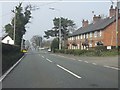 Cottages approaching Hampton Heath roundabout in Hampton Heath