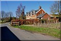 Houses on the junction of Haywood Lane and Dane End in SG8 9RL