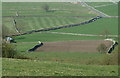 Valley fields below Little Hucklow in SK17 8RR