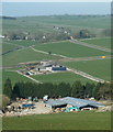 Farm buildings and fields in SK17 8RR