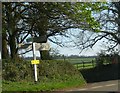 Signpost near Buckland Abbey in PL20 6EW