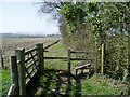 Stile on footpath 82 in PO20 1AX