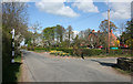 Burwardsley village in early spring in CH3 9PB