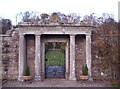 Entrance to Gardens at Guthrie Castle in DD8 2TP