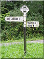 Finger post, Higher Halstock Leigh in BA22 9QX