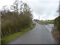 Road junction in Mid Wales in Llanbister Community