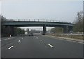 M57 motorway - exit slip road bridge at junction 3 in L36 8JL