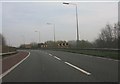M58 motorway - curve onto the main alignment in L31 5LQ