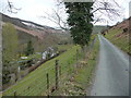 Lane above Lower Cem-ffrwd near Llandinam in SY17 5AH