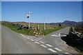 Lane junction above Harlech in LL46 2TS