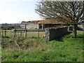 Old farm buildings on the edge of Glapthorn village in Glapthorn