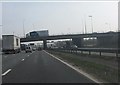 M6 motorway - junction 21 bridge (A57) in WA3 6DP