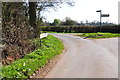 A Country Road Junction from Whitehouse Farm Lane in B46 2NZ