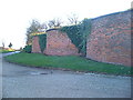 Langley Hall perimeter wall in Kirk Langley