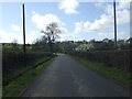 Llangan.   The approach road in CF35 5EF