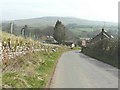 The B6413 descends into Croglin in Ainstable