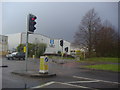 Junction of Fourth Way and Elizabeth Way, Harlow in CM19 5BH