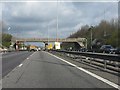M1 motorway - Sundon Road bridge in LU5 5PX