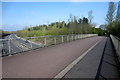 Footbridge out of Fuller's Slade over the A5 in MK11 2BB