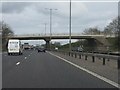 M1 motorway - Broughton Road bridge in MK10 7NZ