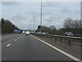 M1 motorway at Waltham Wood in Courteenhall