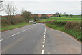 The A3072 looking west near Bow in EX17 6LA