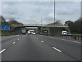 M1 motorway - southernmost footbridge near Collingtree in NN4 0AJ