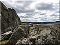 Basalt boulders next to The Whangie in G63 9AX