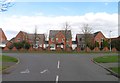 Kingfisher Road/Speedwell Road Junction in LE7 7LT